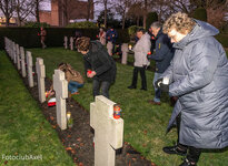 Lichtjes op de Poolse graven